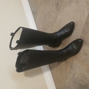 Calvin Klein Black Tall Boots